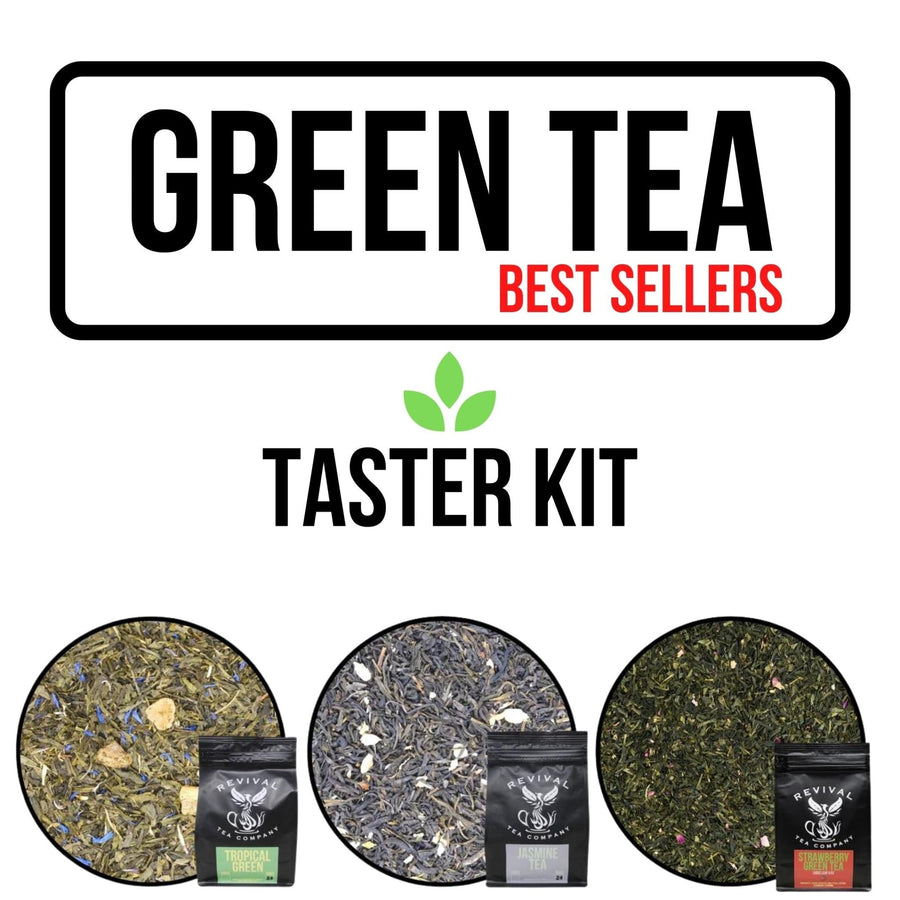 Green Tea Best Sellers Taster Kit - Revival Tea Company