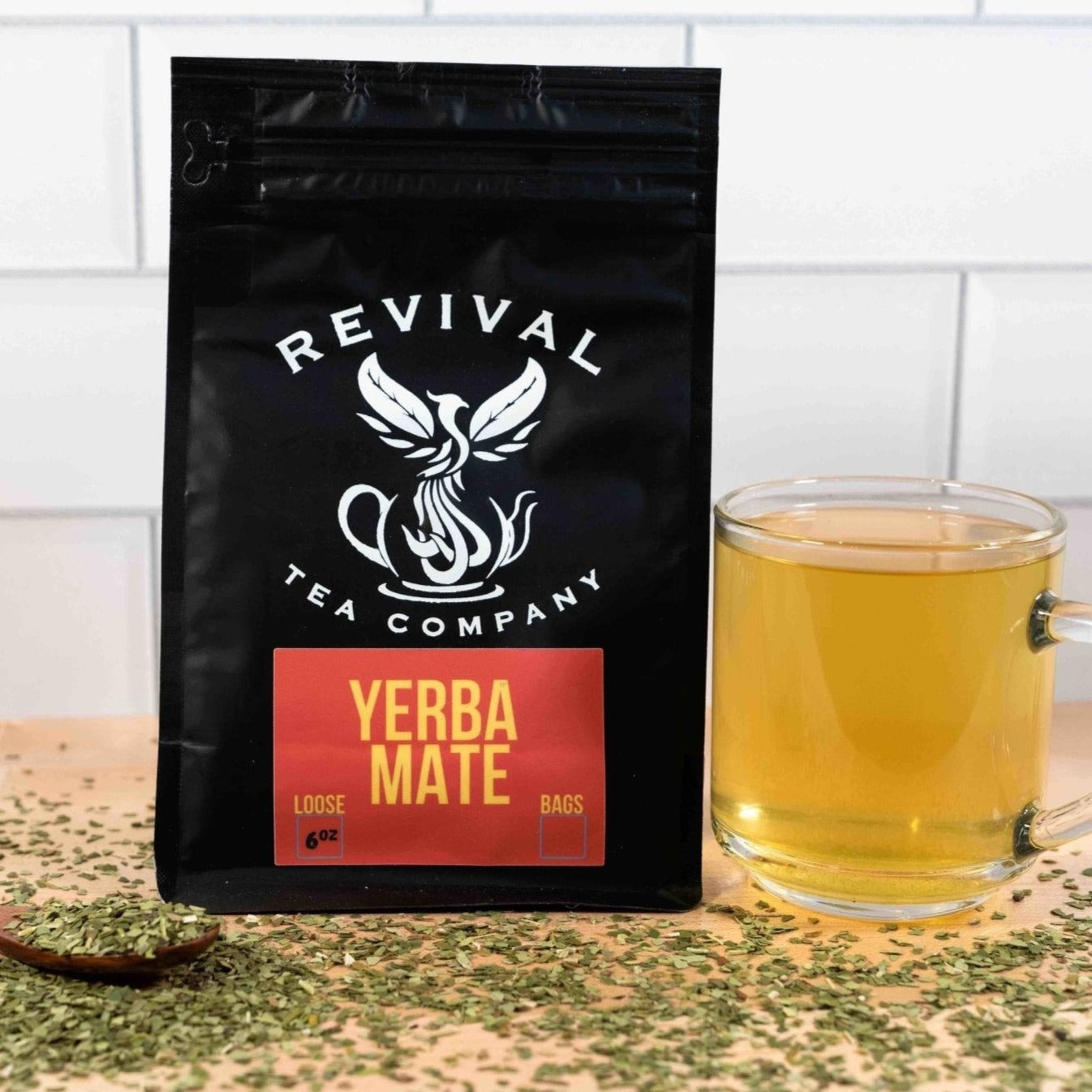 Yerba Mate Loose Leaf and Tea Bags Revival Tea Company